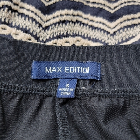 ✨️CL Max Edition Cream Multicolor Scallop Lace Detail A Line Skirt Size S - Picture 7 of 10